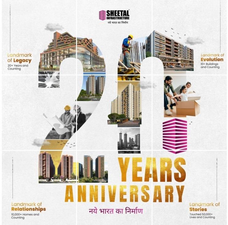 Celebrating 20 Years of Excellence:Sheetal Infrastructure’s Legacy inAhmedabad